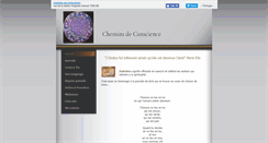 Desktop Screenshot of cheminsdeconscience.be