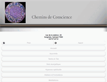 Tablet Screenshot of cheminsdeconscience.be